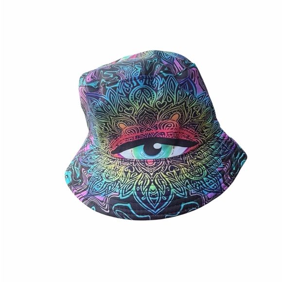 collective vision Accessories - Psychedelic reversible unisex bucket hat